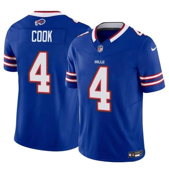 Mens Youths Kids Womens 4 James Cook Blue Stitched Vapor Jersey